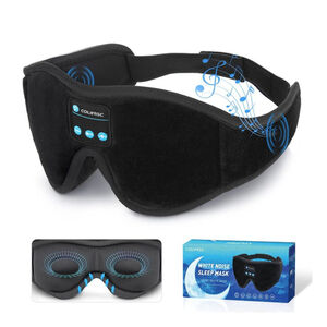 Sleep Mask Bluetooth Eye Mask with White Noise Bluetooth 5.0 Music Headphones